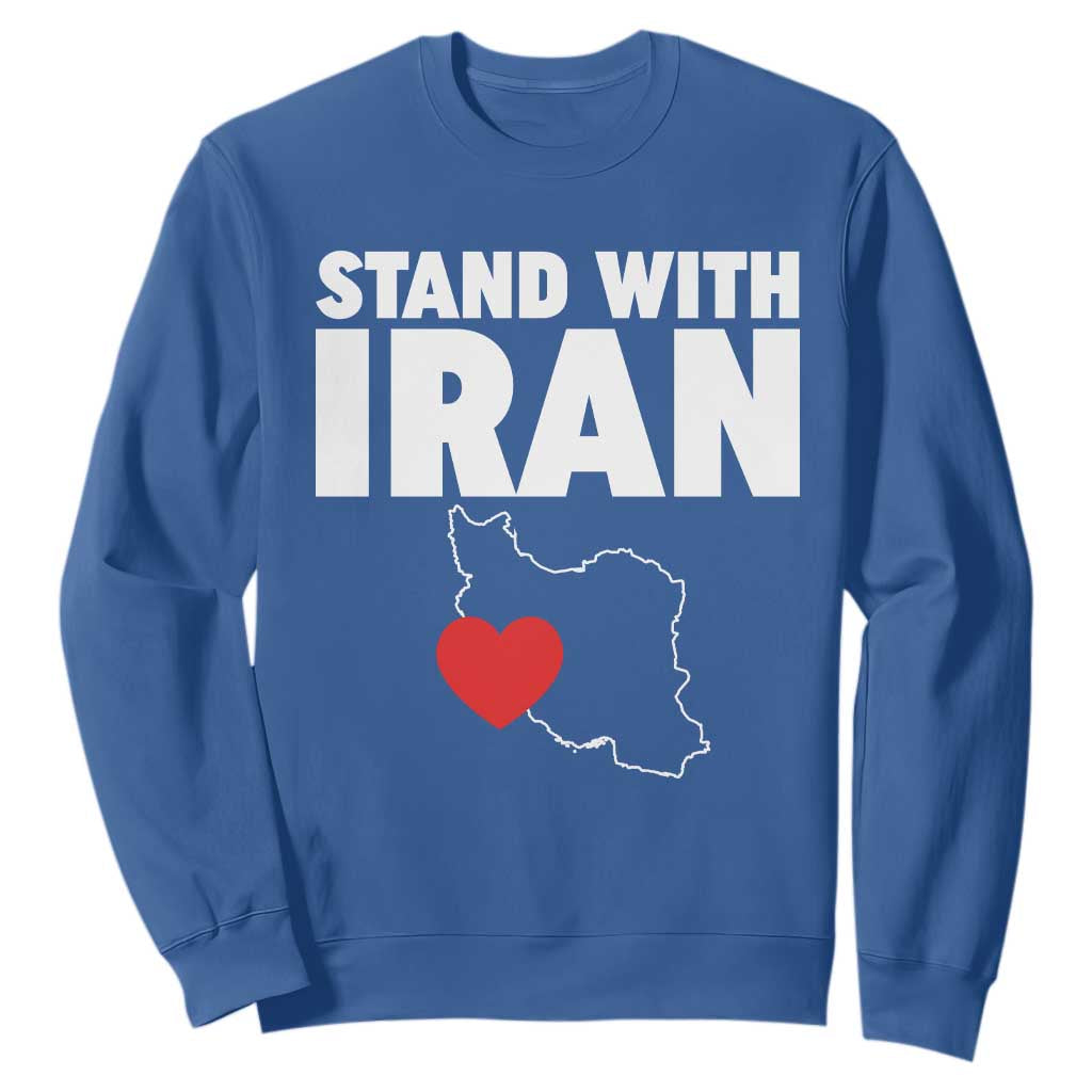 Free Iran Support Iranian MIGA Sweatshirt TS14 Royal Blue Print Your Wear