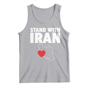 Free Iran Support Iranian MIGA Tank Top TS14 Athletic Heather Print Your Wear