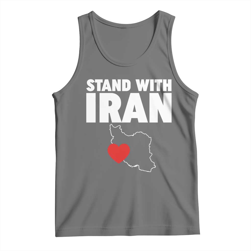 Free Iran Support Iranian MIGA Tank Top TS14 Black Heather Print Your Wear