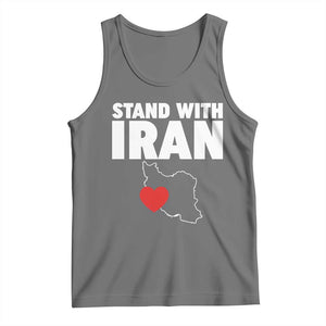 Free Iran Support Iranian MIGA Tank Top TS14 Black Heather Print Your Wear