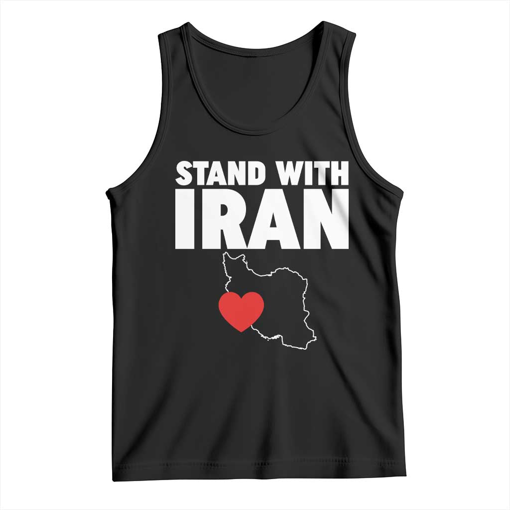 Free Iran Support Iranian MIGA Tank Top TS14 Black Print Your Wear
