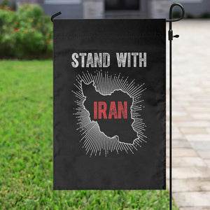 Free Iran Support Garden Flag Stand With Iran TS14 Print Your Wear