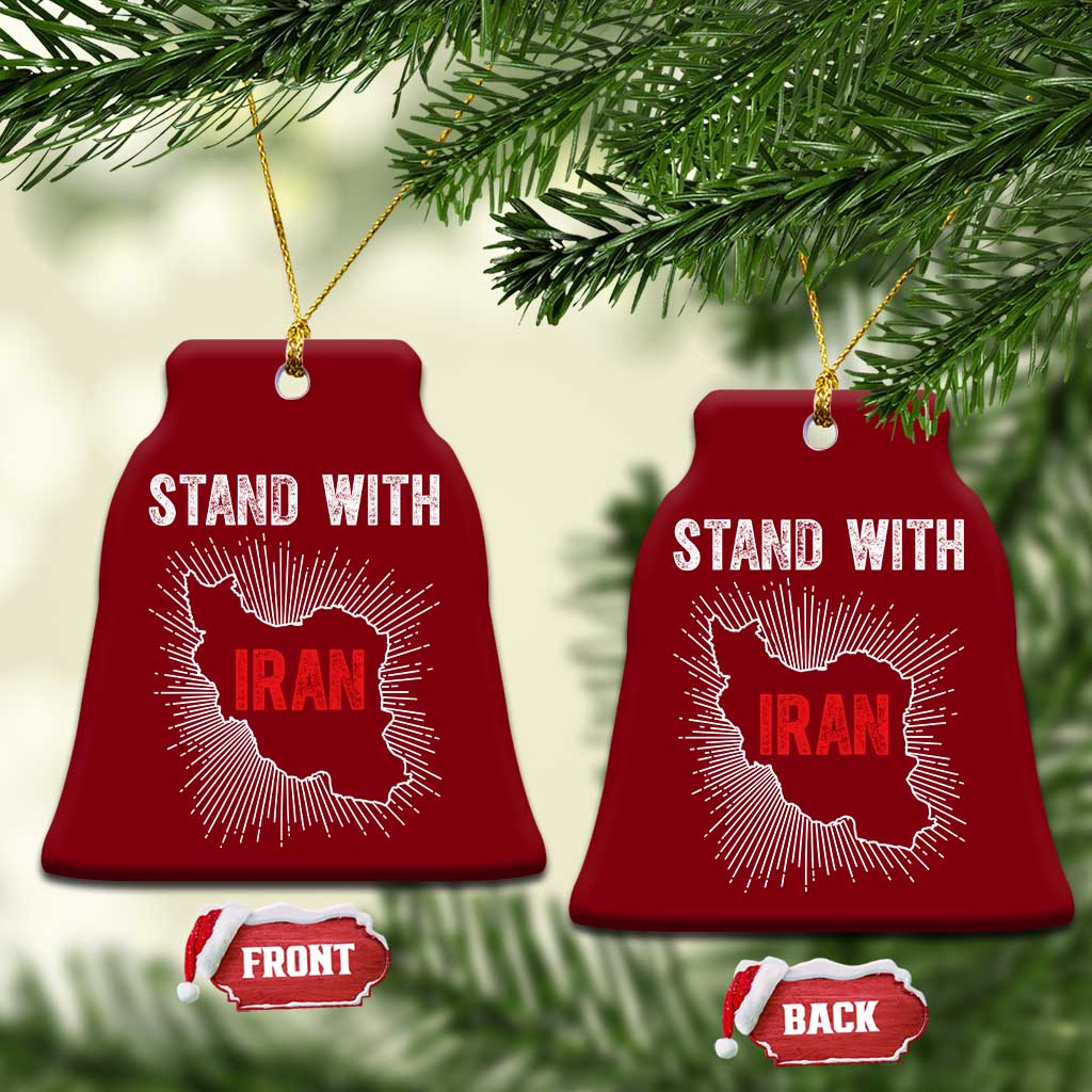 Free Iran Support Ceramic Ornament Stand With Iran TS14 Print Your Wear