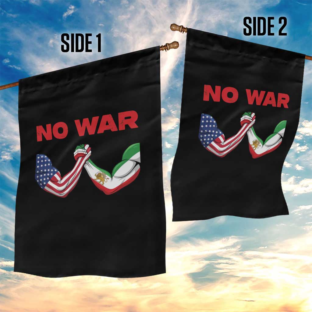 Free Iran Garden Flag No War Support Iranian Freedom TS14 Print Your Wear