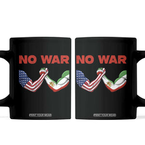 Free Iran Coffee Mug No War Support Iranian Freedom TS14 Black Print Your Wear
