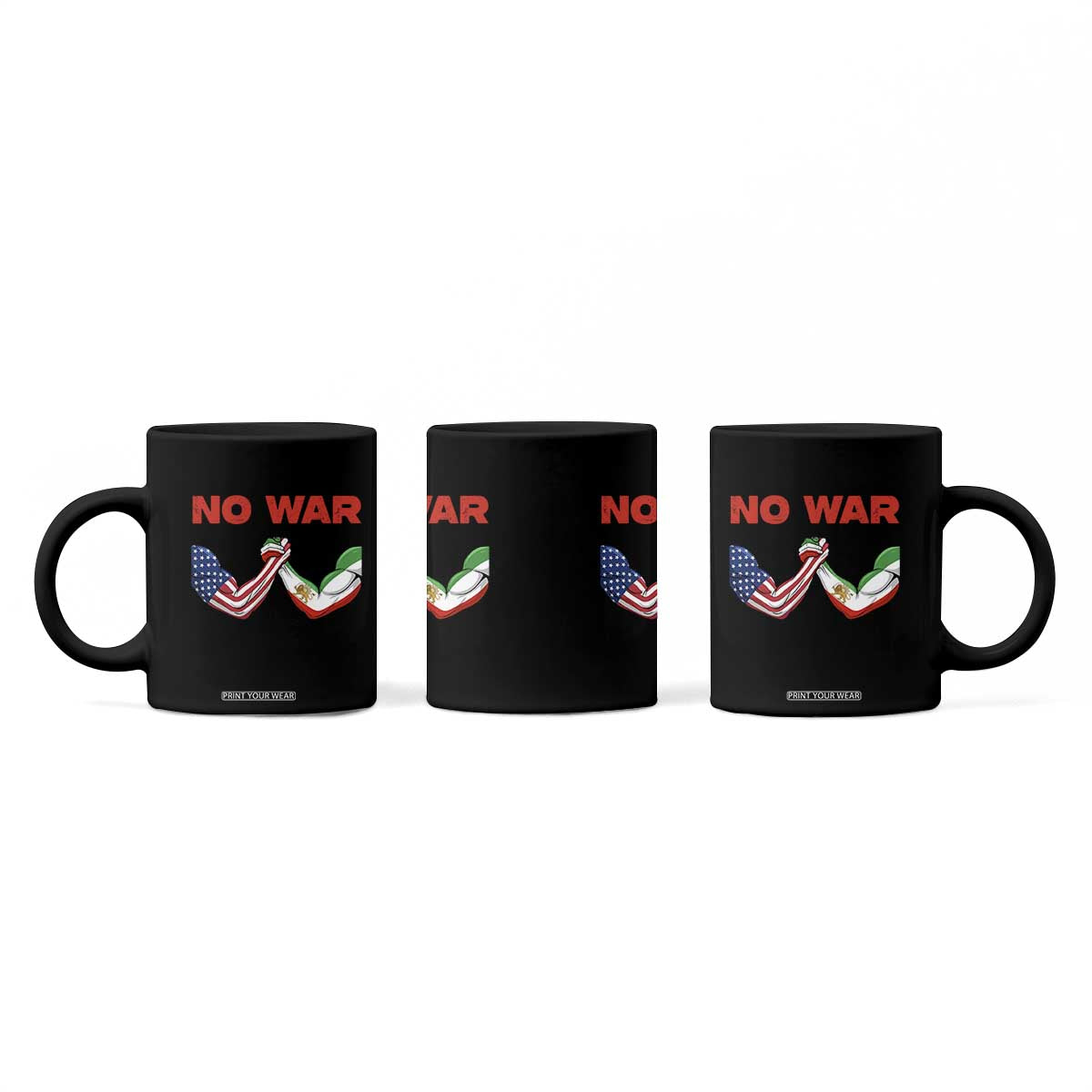 Free Iran Coffee Mug No War Support Iranian Freedom TS14 Print Your Wear
