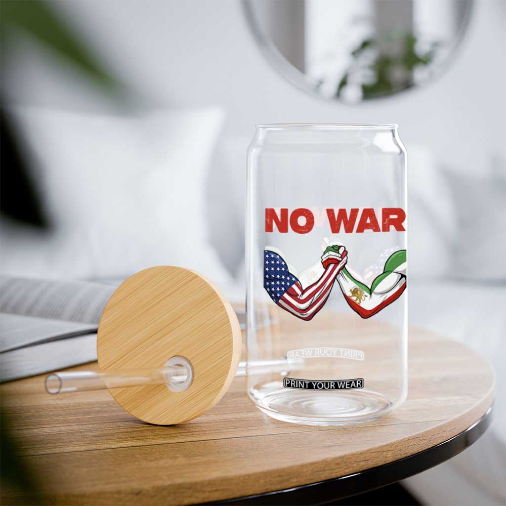 Free Iran Glass Can No War Support Iranian Freedom TS14 Print Your Wear