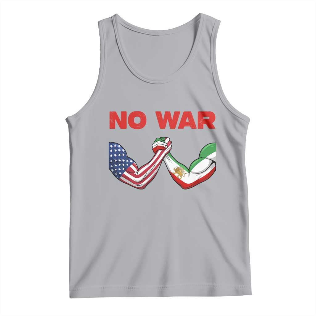 Free Iran Tank Top No War Support Iranian Freedom TS14 Athletic Heather Print Your Wear