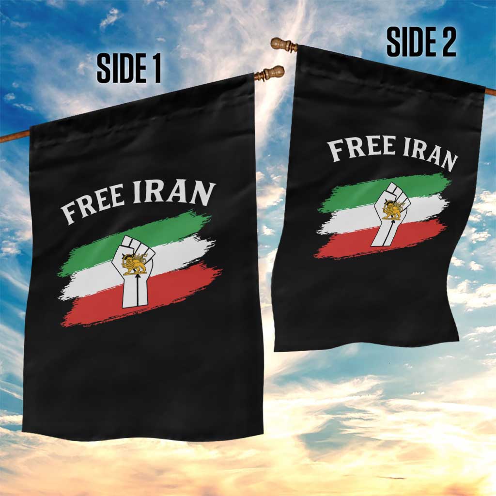 Free Iran Garden Flag Support Iranian Freedom No War TS14 Print Your Wear