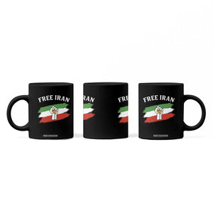 Free Iran Coffee Mug Support Iranian Freedom No War TS14 Print Your Wear