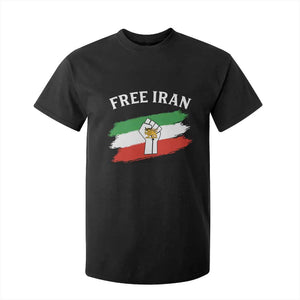 Free Iran T Shirt For Kid Support Iranian Freedom No War TS14 Black Print Your Wear