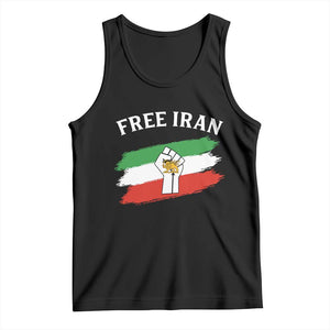 Free Iran Tank Top Support Iranian Freedom No War TS14 Black Print Your Wear