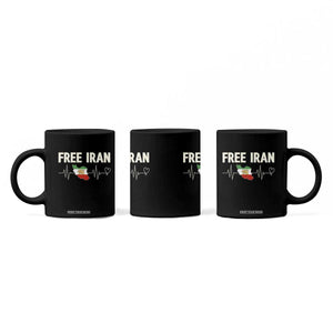 Free Iran Flag Coffee Mug Support Iranian Freedom TS14 Print Your Wear