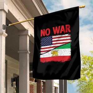 Free Iran Garden Flag No War Peace American Iran Unity TS14 Print Your Wear