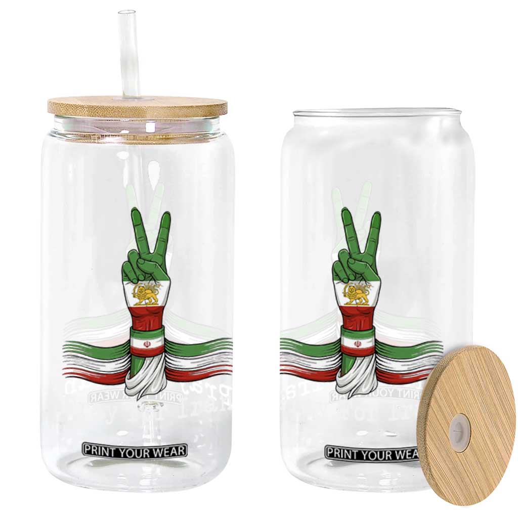 Free Iran Support Glass Can Pray For Iran TS14 Print Your Wear