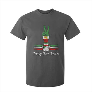 Free Iran Support T Shirt For Kid Pray For Iran TS14 Dark Heather Print Your Wear