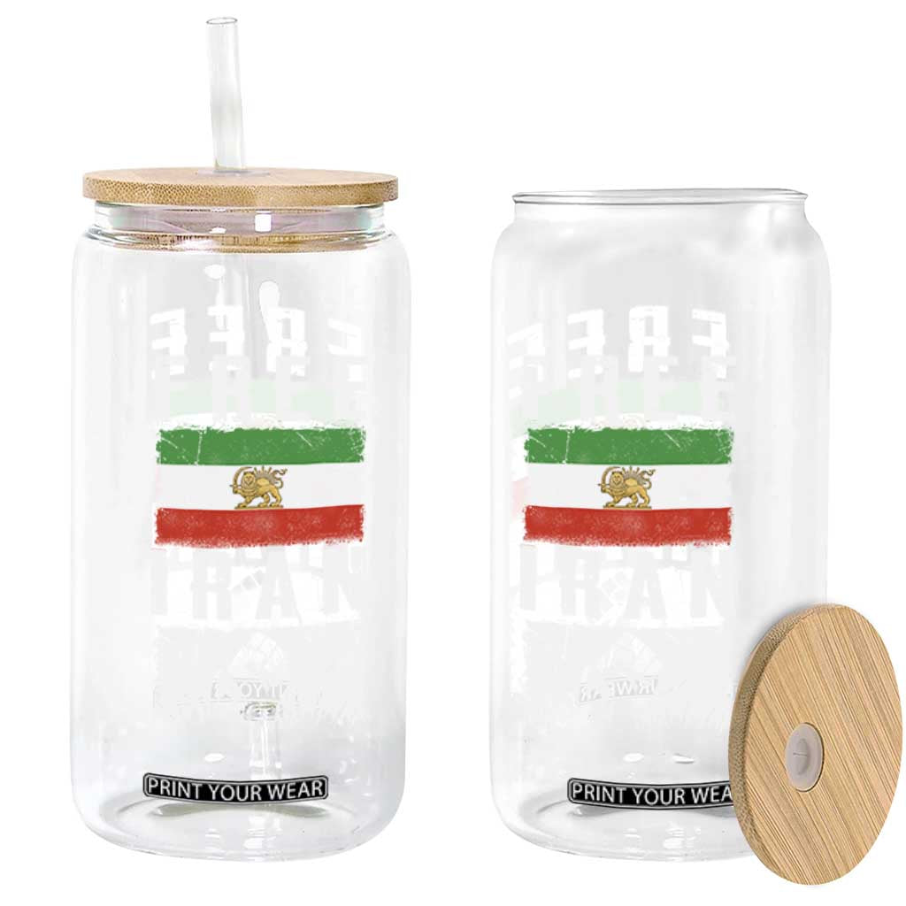 Free Iran Glass Can Support Iranian Freedom TS14 Print Your Wear
