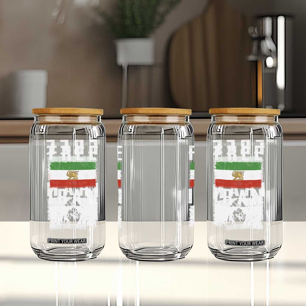 Free Iran Glass Can Support Iranian Freedom TS14 Print Your Wear