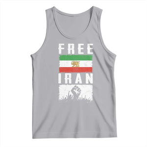 Free Iran Tank Top Support Iranian Freedom TS14 Athletic Heather Print Your Wear