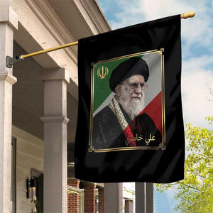 Ali Khamenei Memorial Tribute Portrait Garden Flag TS14 Print Your Wear