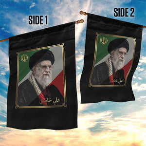 Ali Khamenei Memorial Tribute Portrait Garden Flag TS14 Print Your Wear
