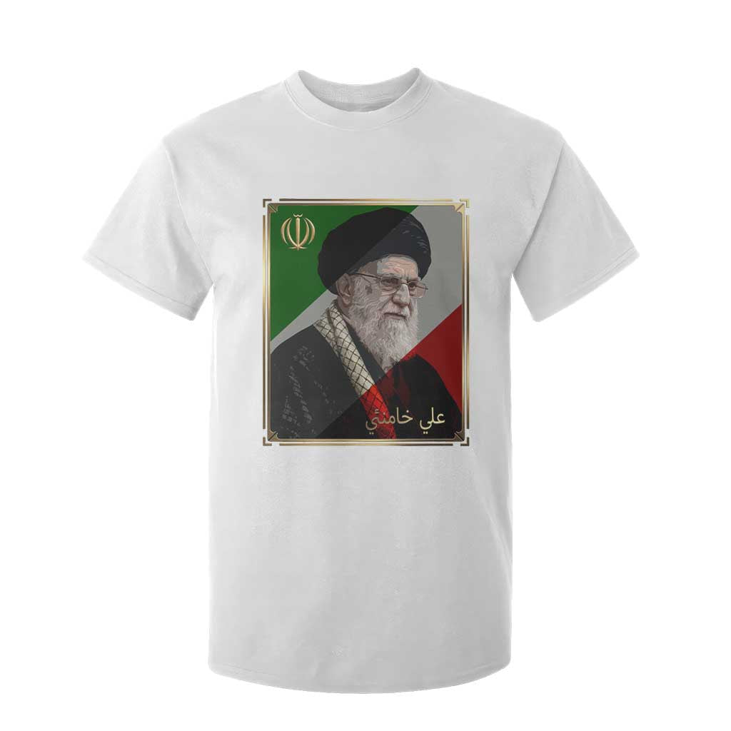 Ali Khamenei Memorial Tribute Portrait T Shirt For Kid TS14 White Print Your Wear