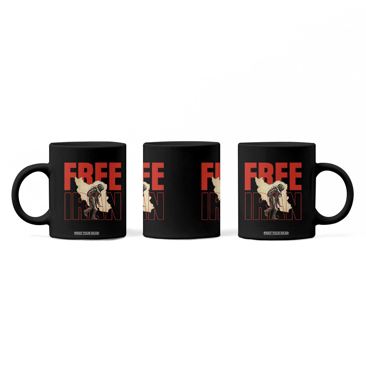 Free Iran Coffee Mug Iranian Freedom Memorial Hamid Mahdavi Tribute TS14 Print Your Wear