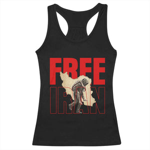 Free Iran Racerback Tank Top Iranian Freedom Memorial Hamid Mahdavi Tribute TS14 Black Print Your Wear