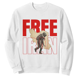 Free Iran Sweatshirt Iranian Freedom Memorial Hamid Mahdavi Tribute TS14 White Print Your Wear