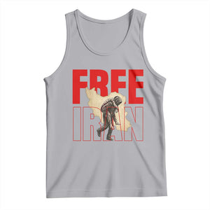 Free Iran Tank Top Iranian Freedom Memorial Hamid Mahdavi Tribute TS14 Athletic Heather Print Your Wear