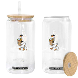 Everyday I'm Motherin Glass Can Funny Goose Mom TS14 Print Your Wear