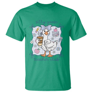 Silly Goose Teacher Club T Shirt Funny Back to School First Day TS14 Irish Green Print Your Wear