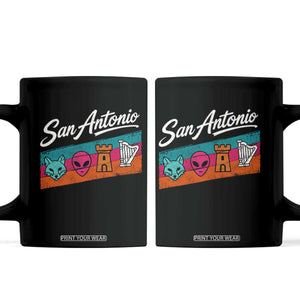 Funny Fox Alien Castle Harper Meme Coffee Mug San Antonio Texas Pride Sports Fan TS14 Black Print Your Wear