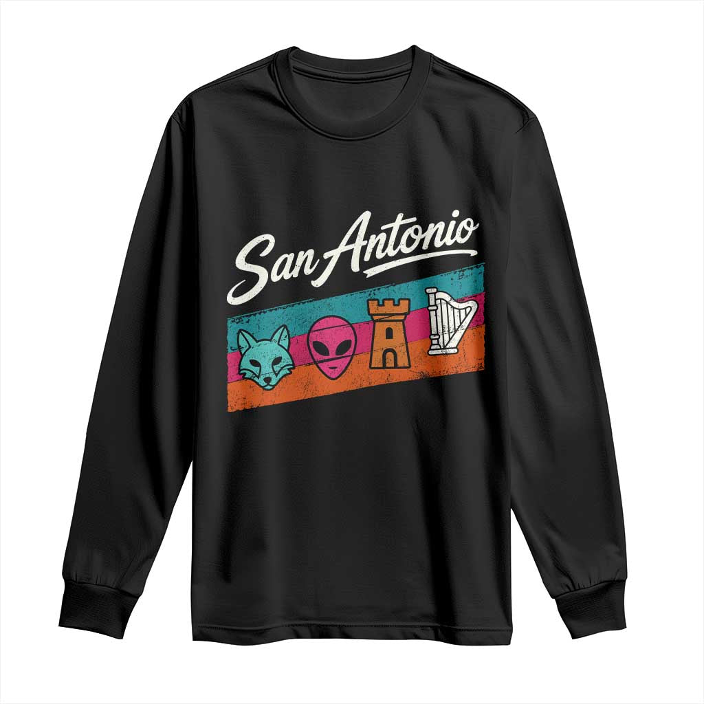 Funny Fox Alien Castle Harper Meme Long Sleeve Shirt San Antonio Texas Pride Sports Fan TS14 Black Print Your Wear