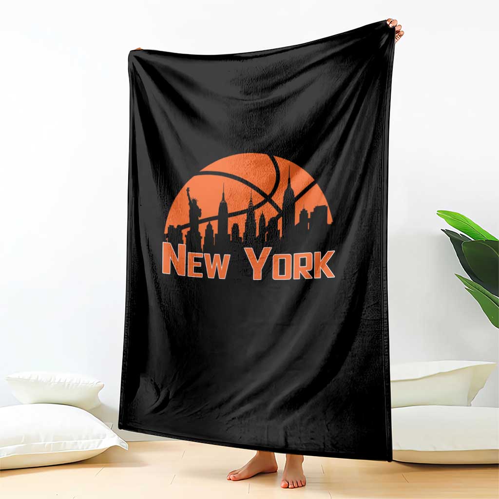 New York Skyline NY State Pride Throw Blanket Game Day Sports Fan TS14 Print Your Wear