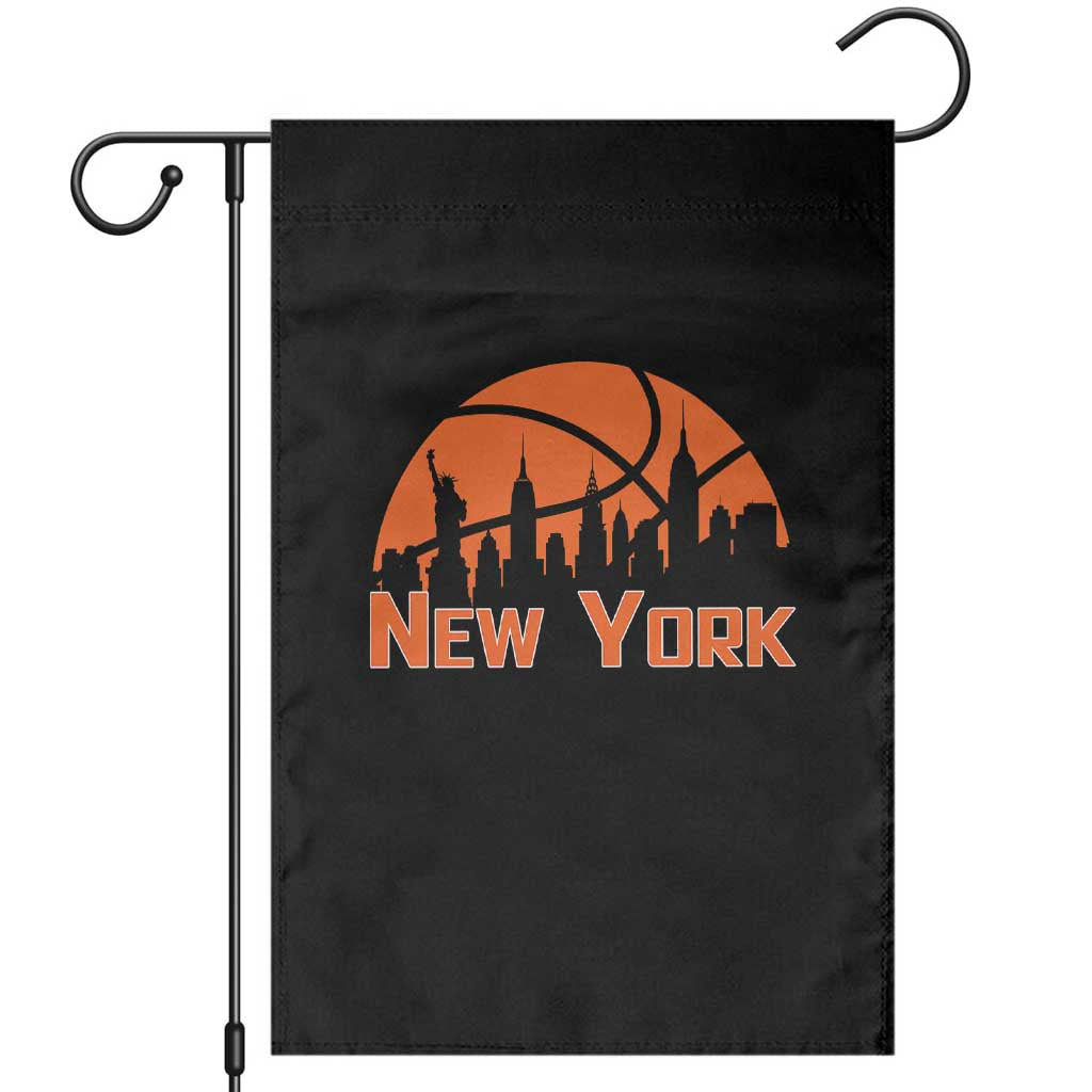 New York Skyline NY State Pride Garden Flag Game Day Sports Fan TS14 Black Print Your Wear