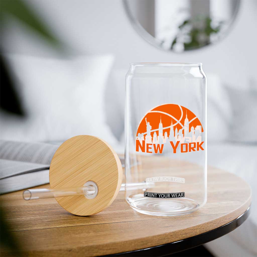 New York Skyline NY State Pride Glass Can Game Day Sports Fan TS14 Print Your Wear