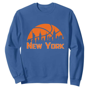 New York Skyline NY State Pride Sweatshirt Game Day Sports Fan TS14 Royal Blue Print Your Wear