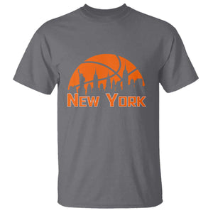 New York Skyline NY State Pride T Shirt Game Day Sports Fan TS14 Charcoal Print Your Wear