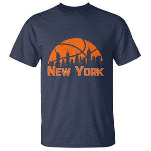 New York Skyline NY State Pride T Shirt Game Day Sports Fan TS14 Navy Print Your Wear