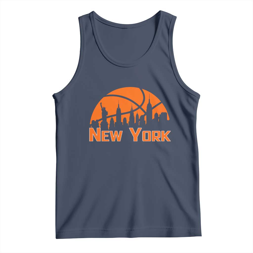 New York Skyline NY State Pride Tank Top Game Day Sports Fan TS14 Navy Print Your Wear