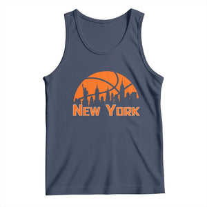 New York Skyline NY State Pride Tank Top Game Day Sports Fan TS14 Navy Print Your Wear
