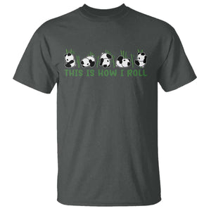 This Is How I Roll T Shirt Cute Bear Panda Lover TS14 Dark Heather Print Your Wear