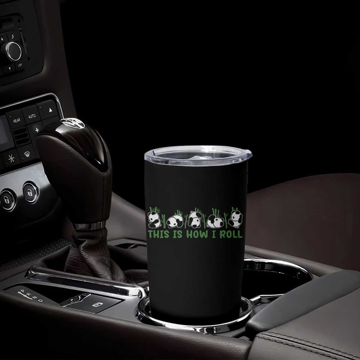 This Is How I Roll Tumbler Cup Cute Bear Panda Lover TS14 Print Your Wear
