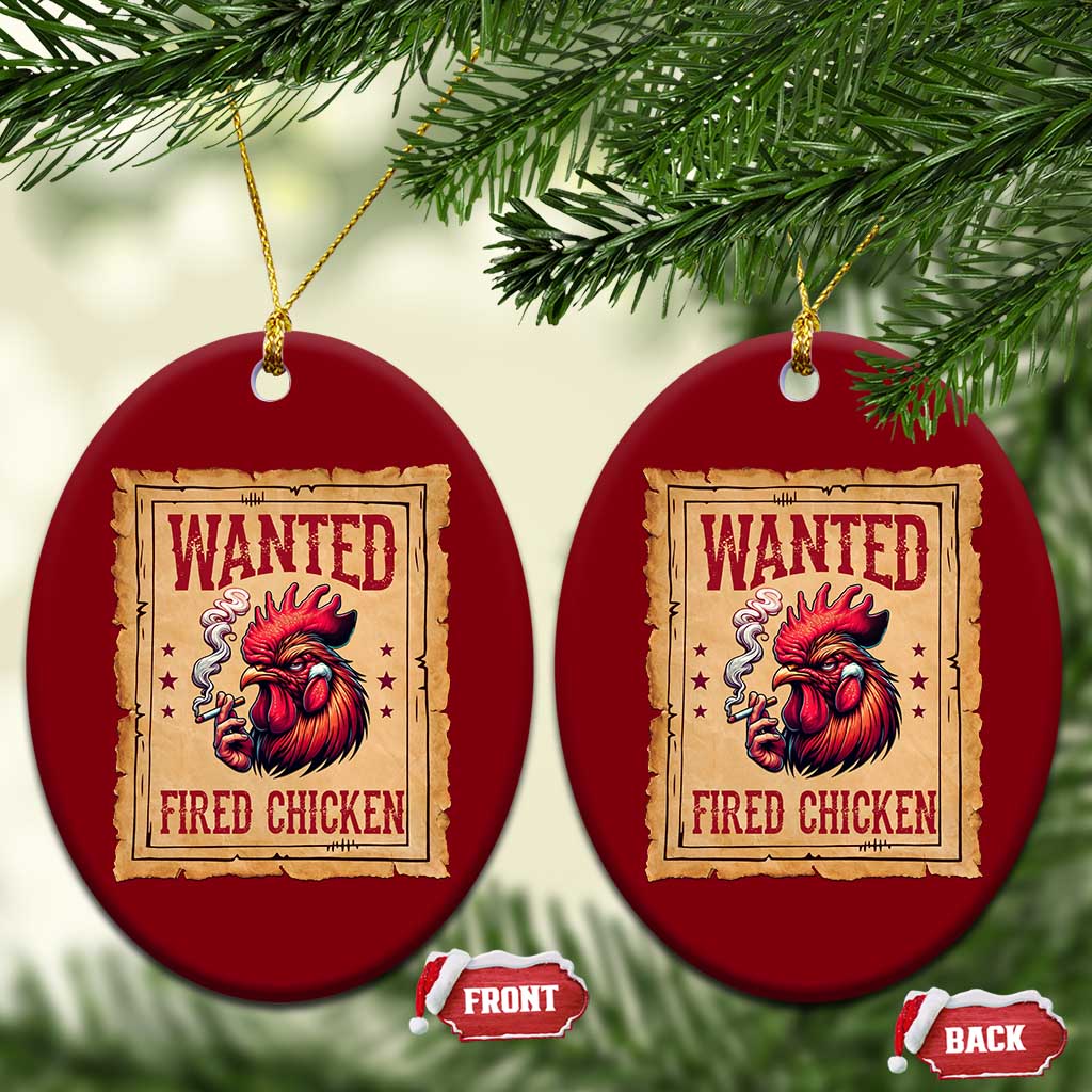 Funny Weed Lover Cannabis 420 Ceramic Ornament Fried Chicken TS14 Print Your Wear