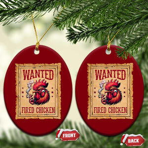 Funny Weed Lover Cannabis 420 Ceramic Ornament Fried Chicken TS14 Print Your Wear