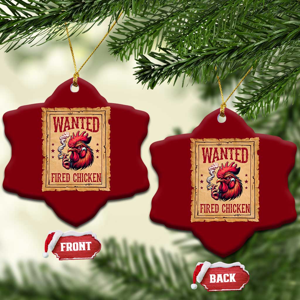 Funny Weed Lover Cannabis 420 Ceramic Ornament Fried Chicken TS14 Print Your Wear