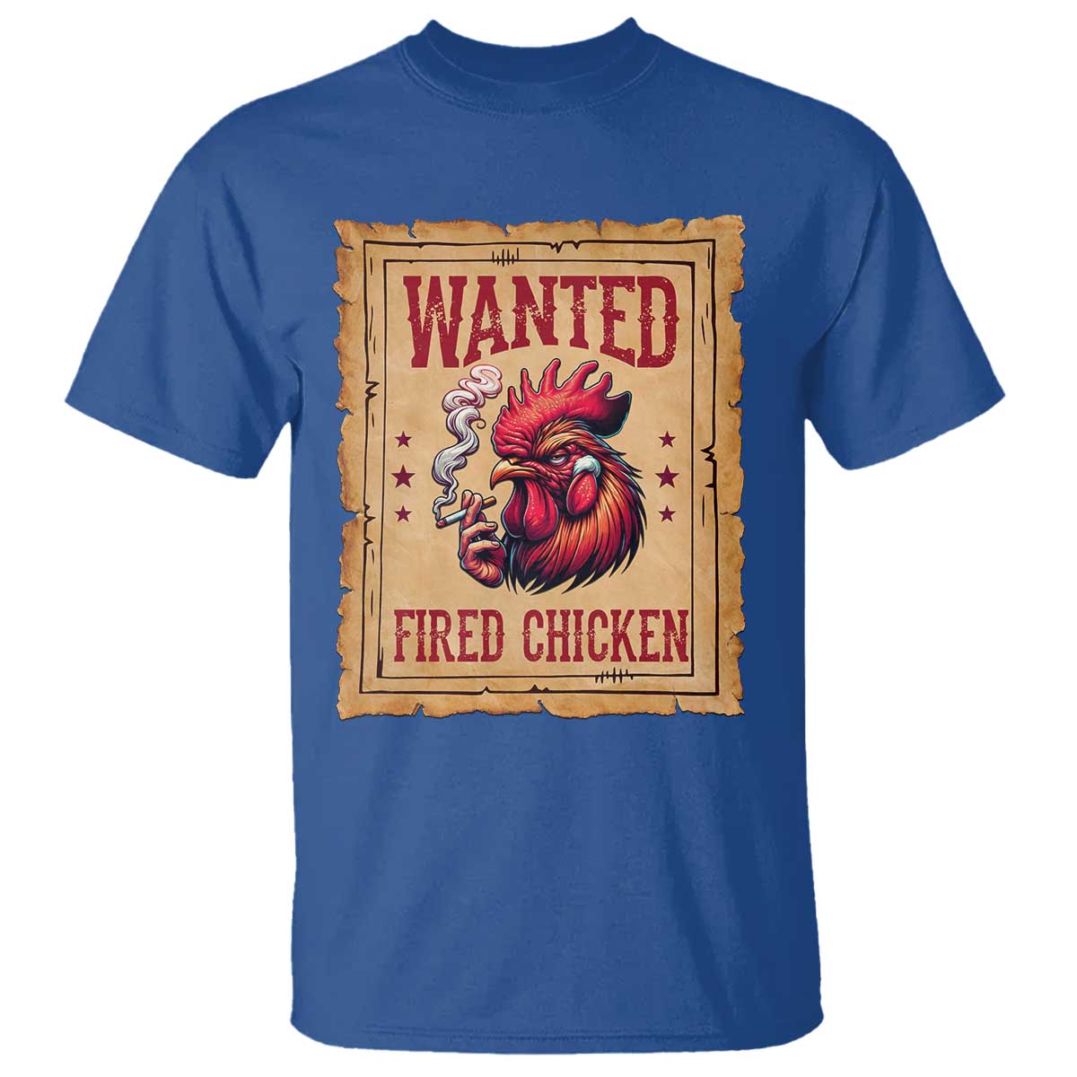 Funny Weed Lover Cannabis 420 T Shirt Fried Chicken TS14 Royal Blue Print Your Wear