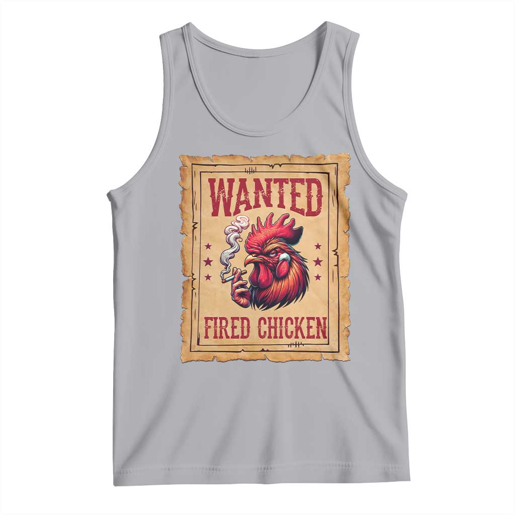 Funny Weed Lover Cannabis 420 Tank Top Fried Chicken TS14 Athletic Heather Print Your Wear