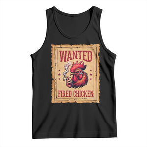 Funny Weed Lover Cannabis 420 Tank Top Fried Chicken TS14 Black Print Your Wear
